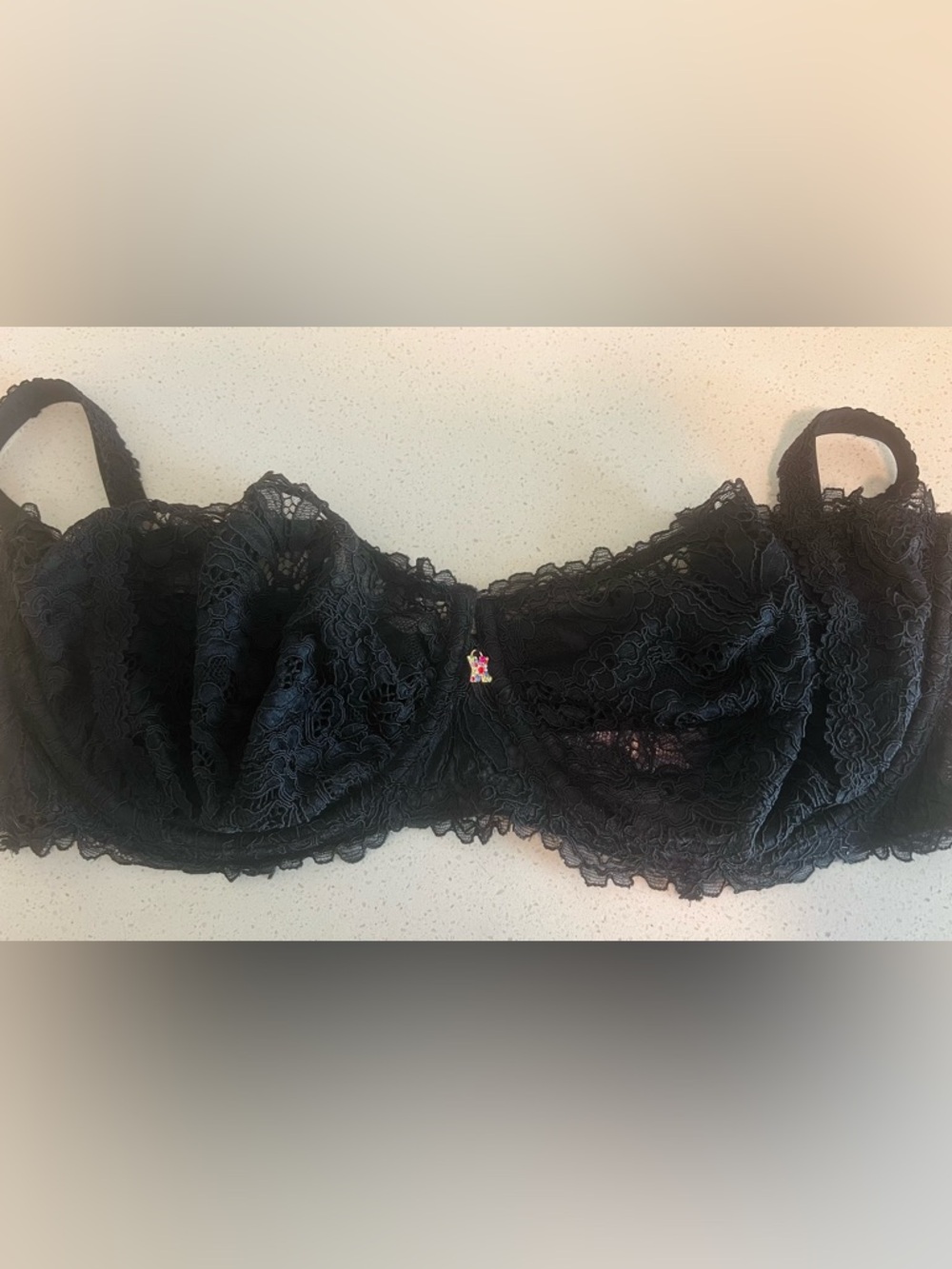 Savage X Fenty Black Lace Underwire Bra
